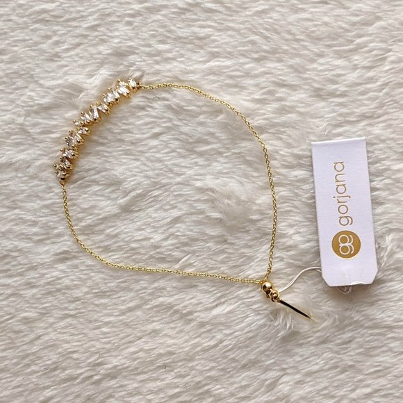 Gorjana Jewelry - NWT Gorjana Amara 18k Gold Rhinestone Bracelet